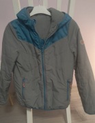 Kurta przejściowa szaro zielona