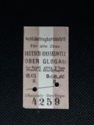 Magnes Bilet Deutsch-Rasselwitz (Racławice Śl.) - Ober Glogau