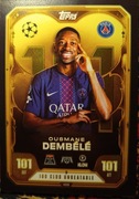 Match Attax topps Dembele 100 club 25/26