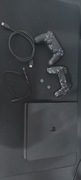 PS4 Slim 500GB - 2 pady + 8 gier + dodatki