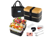 Pudełko Na Lunch, Lunchbox Zestaw Dwupoziomowy.