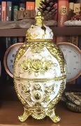 Kolekcjonerskie Carskie Jajo w stylu Faberge. St. Petersburg.