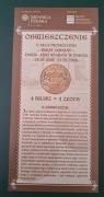 Folder obwieszczenie - 4 kraki  2009 - Lajkonik - Kraków - stan: UNC