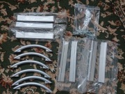 Uchwyty meblowe Nowe 13 sztuk z wkrętami, rozstaw 96 mm i 128 mm