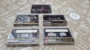 KASETY VINTAGE BASF Chrome Super II Audio Cassette 5 SZT., STAN IDEALNY 