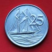 25  Centów   2008 r  -   Kajmany    stan !!!