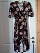 Welurowa ciepła sukienka Monteau Los Angeles r. XS - S burgund