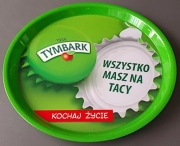 TYMBARK Taca kelnerska antypoślizgowa okrągła śr. 37 cm NOWA