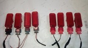 4 x Lampka drzwi czerwona Audi A3 8p,A4 B6 B7,Seat Exeo,Skoda.Oświetlenie