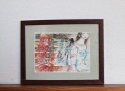 Anioł na ławce Akwarela  Prezent 