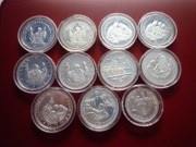 Srebrne Medale Jan Paweł II 11 sztuk