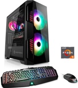 Nowy Gaming PC RTX 3060 Ryzen 5 16 GB RAM SSD 1TB Wodne chłodzenie