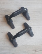 Podpórki do pompek, paraletki, push-up bars SPRONGOS czarne