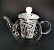 WYJĄTKOWY  ZAPARZACZ CZAJNICZEK DO HERBATY CHA & CO DESIGNER. SZKŁO CERAMI 