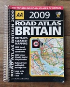 WIELKA BRYTANIA-ATLAS SAMOCHODOWY 2009r