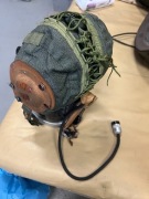 Hełmofon lotniczy materiałowy PRL