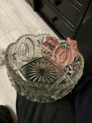 kryształowe naczynie miska