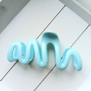 Spinka do włosów ozdobna duża klamra zacisk elegancka błękitna ozdoba 