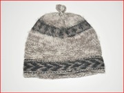 czapka beanie PERU HANDMADE  100% WEŁNA  Virgin Wool