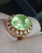 Złoto 586 . Damski pierścionek .  