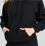 Czarna bluza z kapturem basic Sinsay ciepła nowa z metką XL