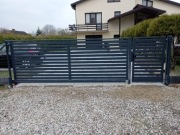 Brama Przesuwna Palisadowa 4m / 1,5h