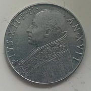 Watykan - Pius XII - 100 lirów - 1955r.