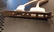 Slot do obudowy 2 usb + firewire