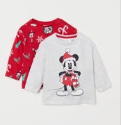 bluzki 86 świąteczne myszka miki mickey mikołaj