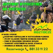 KAJAKI, PAINTBALL, WIECZÓR KAWALERSKI, IMPREZA INTEGRACYJNA NA ROZTOCZU