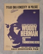 Plakat koncertowy Woody Herman - Sala Kongresowa 1976