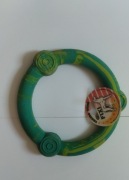 Wyprzedaż kolekcji: Ring / kółko z wypustkami FIXI (twarda guma) - NOWE