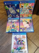 Gry na ps4 zestaw just dance 5 sztuk