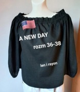 Czarna elegancka bluzeczka A New Day rozm 36- 38 