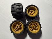 LEGO KOŁA PEARL GOLD 30.4 x20 OPONA 43.2x26 (56145/61481) 56145c04 4 szt