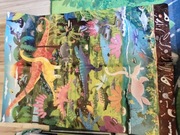 Puzzle obserwacyjne Dinozaury czuczu