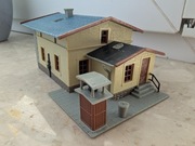 Model kolej makieta domu unikat