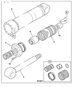 Siłownik ORYGINALNY JCB  332/S9583 do WLS 456