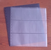 Safe - Strona na karty telef, wizytówki, 12x 60x90mm, 14-ringów, przekładka