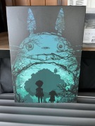 My neighbor Totoro Displate Metalowy Plakat unikat 45x32cm