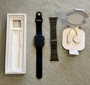 Apple Watch 9 45 mm Stainless Steel GPS Cellular + dodatki