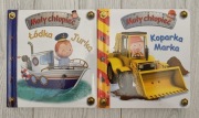 Książka dla dzieci - Łódka Jurka + Koparka Marka