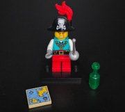 Lego Pirates Castle Minifigurka Pirat z Hakem 