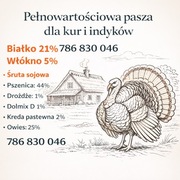 Pasza wiejska śrutowana dla Indyków