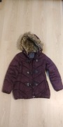 Kurtka zimowa cool club 122 fioletowa futerko