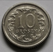 III RP--10 groszy  z 2000 r.