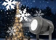 Projektor śnieżynki płatki śniegu ruchome Smart  Boże Narodzenie święta 