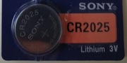 bateria CR2025 Sony