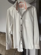 Koszula męska z długim rękawem elegancka rozmiar 41 M L