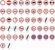 Znak zakazu - B42  600 1 typ +chwyt